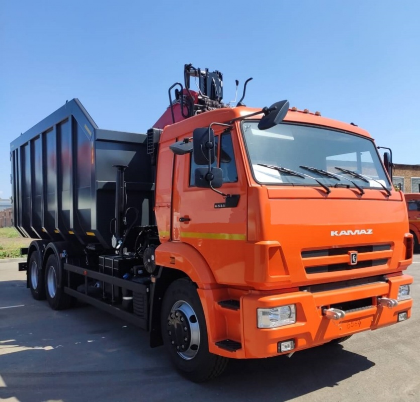 Металловоз с КМУ ВМ10-74M на шасси КАМАЗ 65115-3094-48