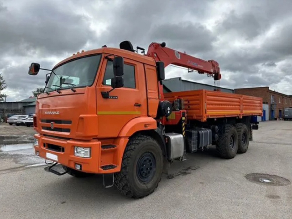 Бортовой автомобиль Камаз 43118-23027-50 с КМУ Канглим 1256