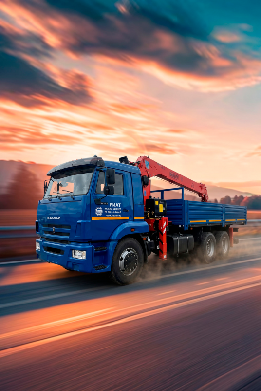 Бортовой автомобиль КАМАЗ 65115-3010-80 с КМУ BOB-LIFT SQ8SA5